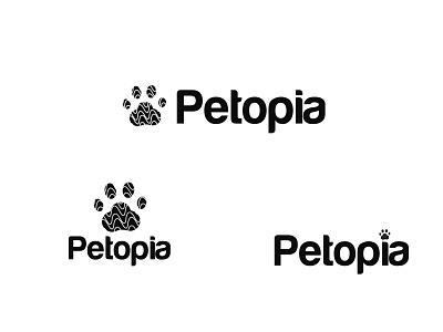 Petopia Logo Design