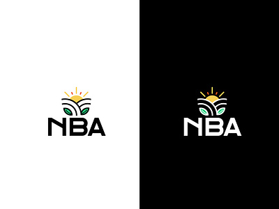 NBA Logo Concept no-2 agro agrologo branding logo logodesign minimalist logo modernlogo