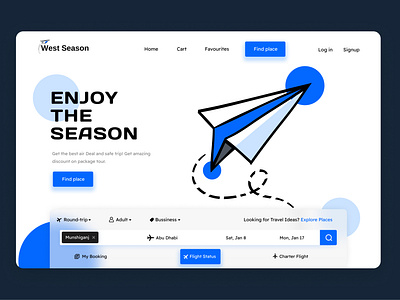 West Season Landing Page Web Design