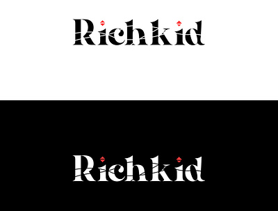 Rich Kid Logo Concept. branding design fashion logo logodesign minimalist logo