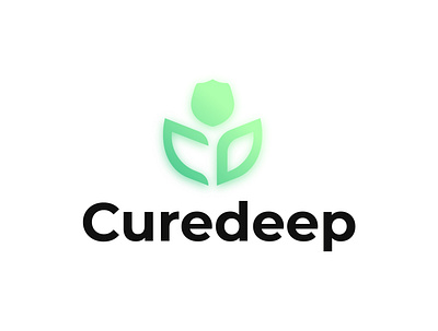 Curedeep Logo design branding creative design healthy logo logodesign logos minimal minimalist minimalist logo modern