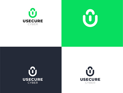 USECURE CYBER Logo Design branding cyber logo cybersecurity design graphic design logo logodesign logos minimalist logo modern secure security logo vector