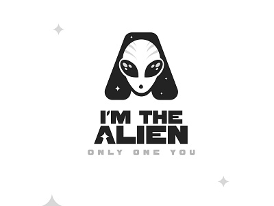 I am The Alien Logo Design