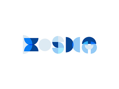 KOSHA Overlay Logo Design