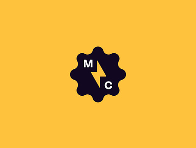 Magenta Charge MC Logo Design branding design graphic design illustration logo logodesign minimalist logo modern vector