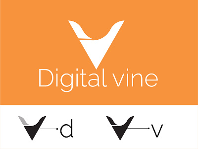 Minimal logo design D or V logo design branding design logo logo design logo design branding logo designer logo mark logos logotype typography