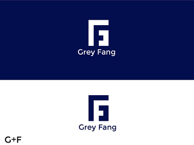 GF logo design for brand