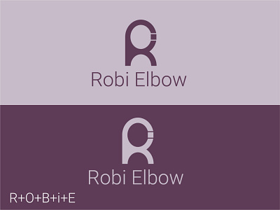 ROBI ELBOW modern professional business logo branding design logo logo design logo design branding logo designer logo mark logos logotype typography