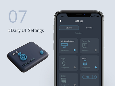 Settings #DailyUI #007