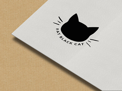 Black Cat Logo animation branding creative logo design illustration illustrator logo minimal typography vector