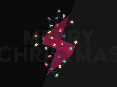 Merry Christmas! activate branding christmas design digital glow icon illustration logo vector