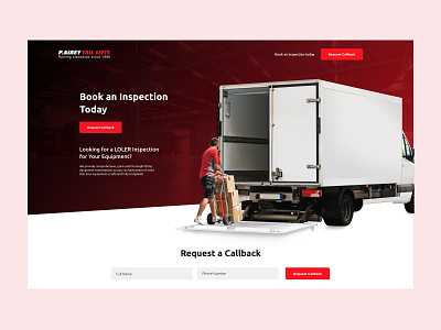 P Airey Tail Lifts Landing Page