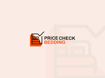 PriceCheck Beds branding friendly logo logo design simple