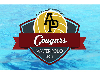 Dribbble First Shot azusa pacific logo sports water polo