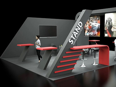 3d stand 3d modeling design renderings