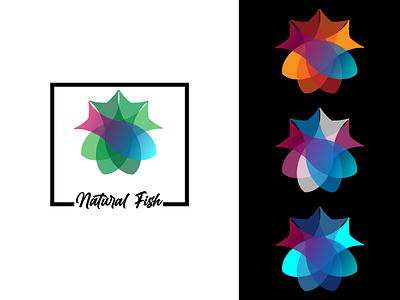 Natural fish logo branding branding concept branding design design fishlogo illustrator logo minimal natural logo plant logo simple design vector