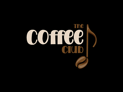 The coffee club logo branding branding concept branding design coffee bean coffee logo design icon illustrator logo minimal simple design vector