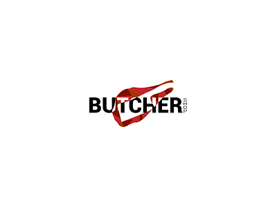 Butcher shop logo branding branding concept branding design design illustrator logo minimal negativespace simple design vector