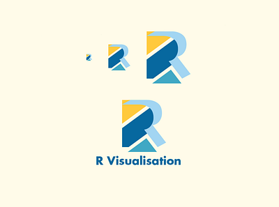R Visualisation Logo architecture brand branding branding concept branding design design illustrator logo minimal simple design vector