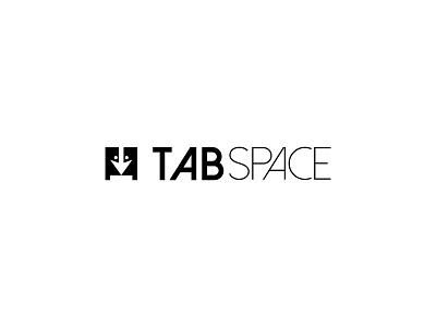 Tab Space logo branding branding concept branding design design illustrator logo logocore logodesign minimal negativespace simple design tabspace vector
