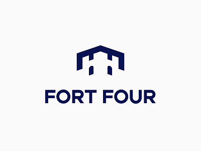 Fort Four branding company fort four graphic design identity it logo logotype