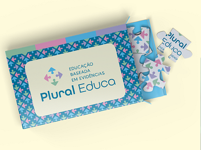 Plural Educa arrows brand branding child colorful design education education logo homeschool kids logo logotype puzzle symbol teacher