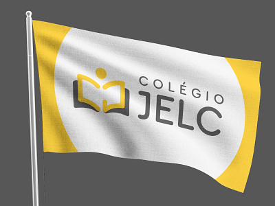Colégio Jelc book brand branding college design letter c letter j logo logotype people school student symbol union