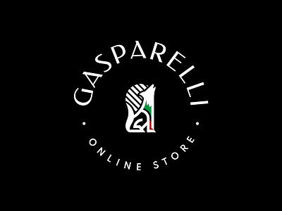 Gasparelli Online Store brand branding design golden ratio graphic design illustration logo logotype moon online shop store symbol t shirt vector wolf