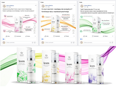 Beauty Brands on Social Media social media design