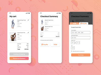 Daily UI #002 checkout dailyui dailyuichallenge