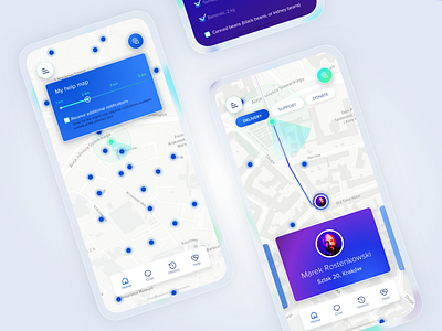 COVID 19 Helper App — Navigation and Shoping List app app design application ui application ux ui concept covid covid 19 dailyui delivery app dood delivery food grocery app helper map navigation design pandemic prototype shopping list ui ux