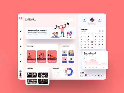 GYM & TRAINING DASHBOARD 3d art adobexd chart clean clean ui design fitness gym infographic training ui uidesign ux uxdesign webapp webdesign website design webstie webui xd design