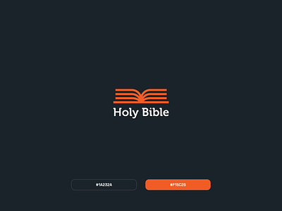 Holy Bible | Logo Design adobeillustrator branding branding design color design designtalks digitalart illustration logo minimal