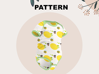 Pattern for children's fabric, packaging, etc. Created with Adob adobeillustration baby branding clothes design flat graphic design illustration minimal print textile vector дизайн