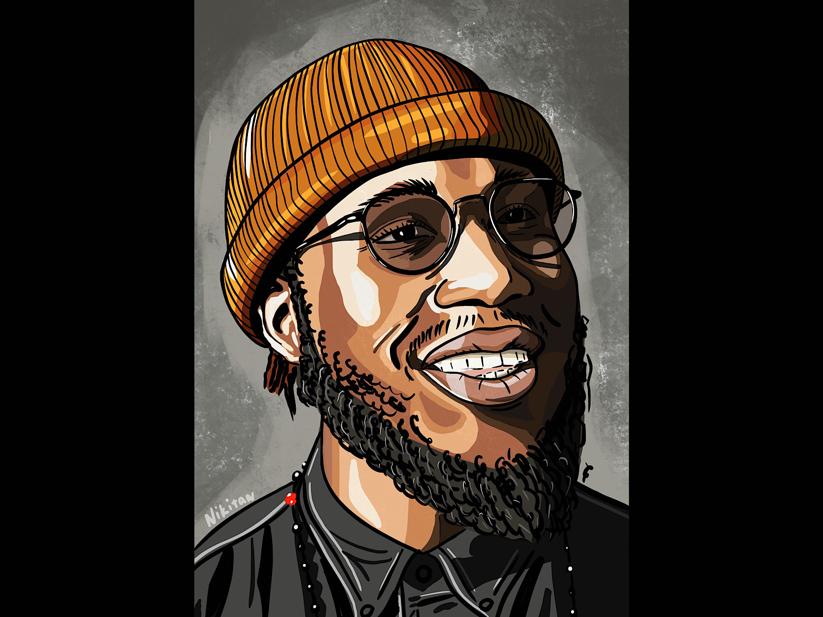 Portrait of Cory Henry by Stefaniya on Dribbble