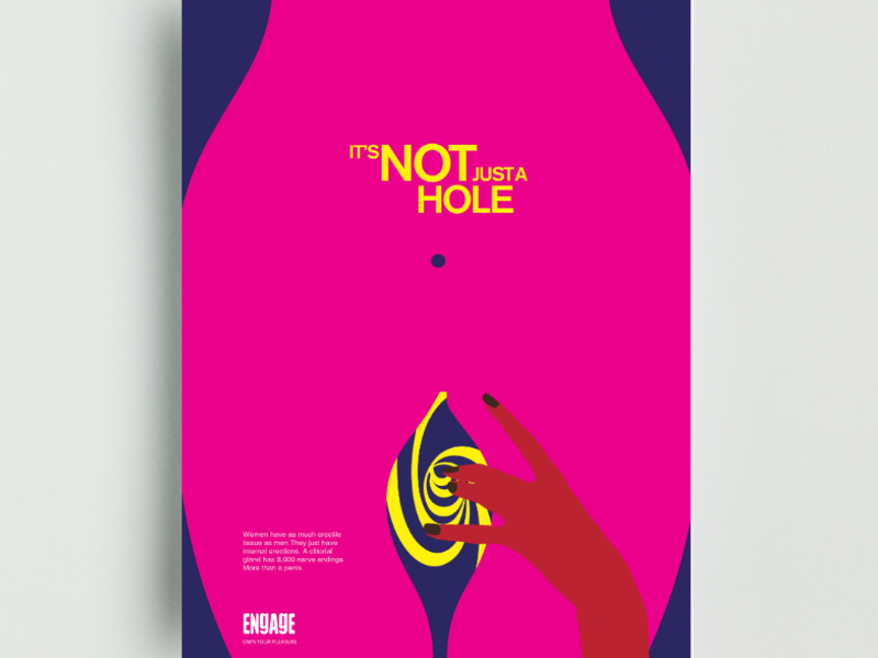 Let's talk about orgasms campaign design vector adobe illustrator illustration design advertising