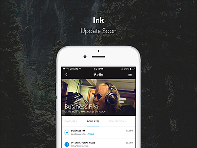 Ink Update. Soon. ink ios screens ui kit