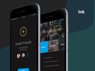 Ink New Big Update | Out now! ink ios iphone screens templates ui kit