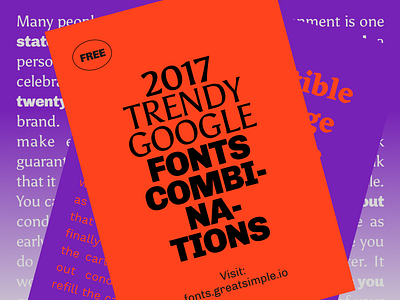 Google Fonts Combinations google fonts pairings pairs typography