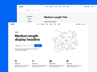 New Website Wireframes – Now available at Design Files helvetica platforma prototype typography website wireframe wireframes