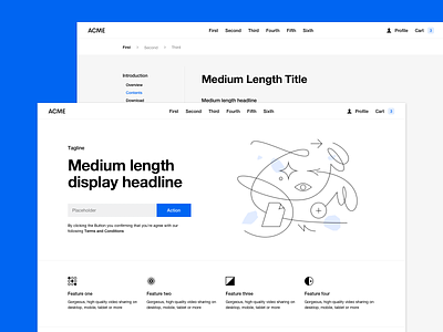 New Website Wireframes – Now available at Design Files