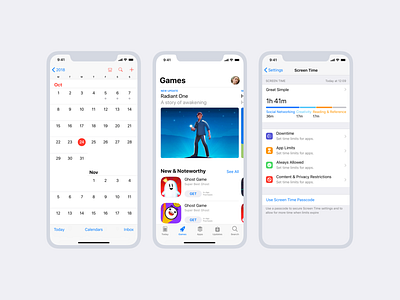 iOS 12 GUI for Sketch, Figma and Adobe Xd – Free download