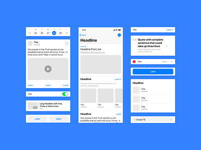 iOS Native Wireframs – Last hours with 60% off discount app elements gui ios ios12 iphone sketch ui ui kit wireframe