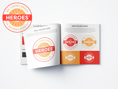 Dr. Lorna Breen Heroes' Foundation // Logo Design branding design logo typography