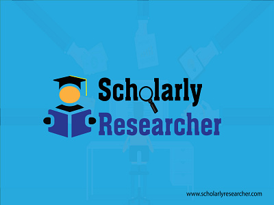 Logo for Scholarly Researcher branding concept education logo logfoilo logodesign logotype minimalist logo typography