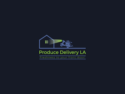 Produce Delivery LA art branding design icon illustrator logo vector