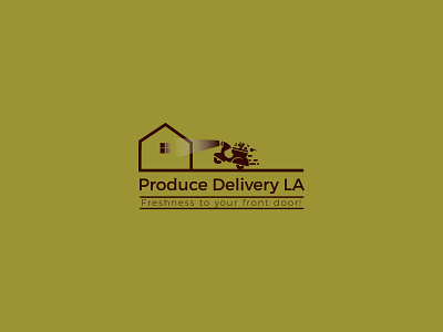 Produce Delivery LA2 art branding design icon illustration illustrator logo minimal vector