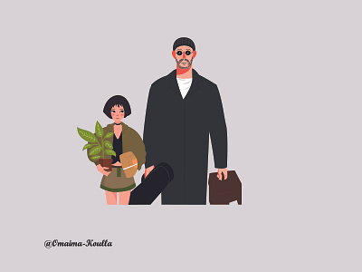 Mathilda leon the professional illustration