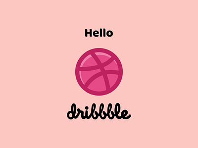 Hello Dribbble design