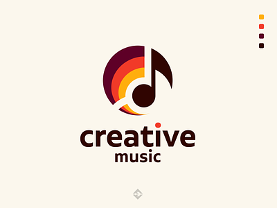Creative Music app awesome branding colorfull design graphic design illustration logo minimal modern simple typography ui unique ux vector